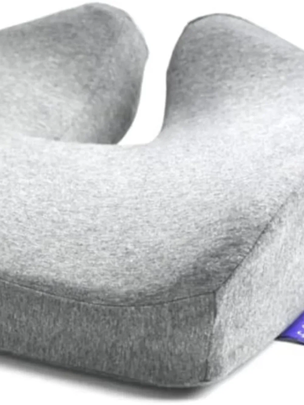 C CUSHION LAB Patented Pressure Relief Seat Cushion for Long Sitting, Gray, New